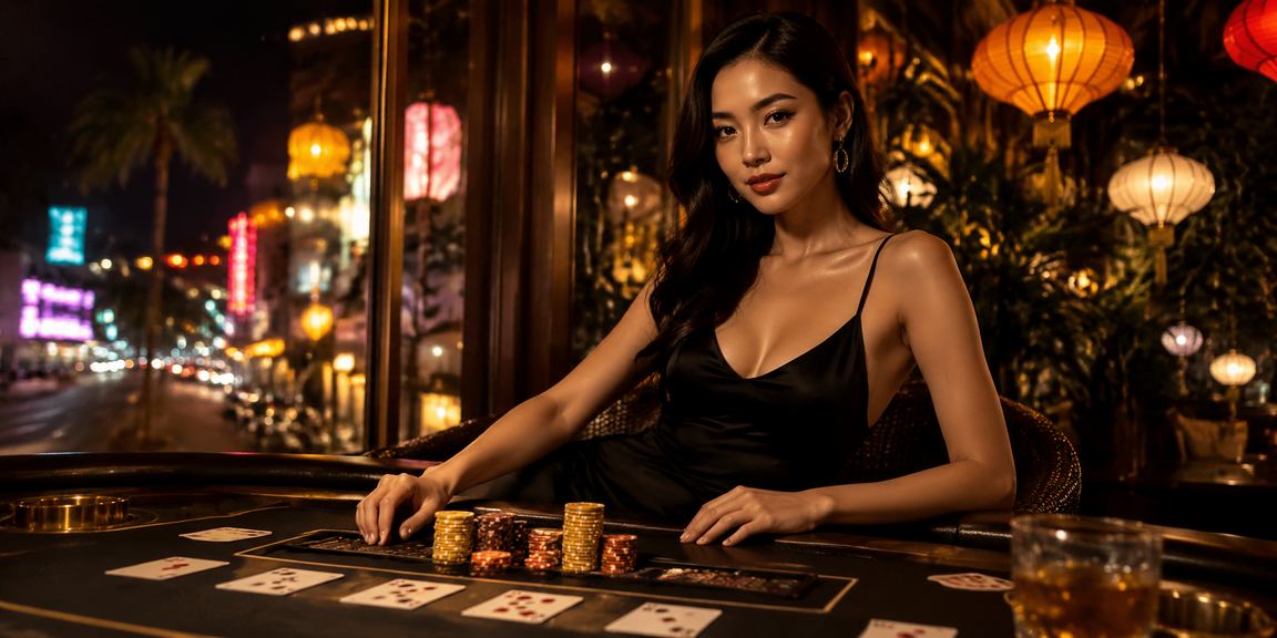 Người phụ nữ Việt Nam uống cà phê và xem thông tin tài khoản Baccarat tại TP. Hồ Chí Minh